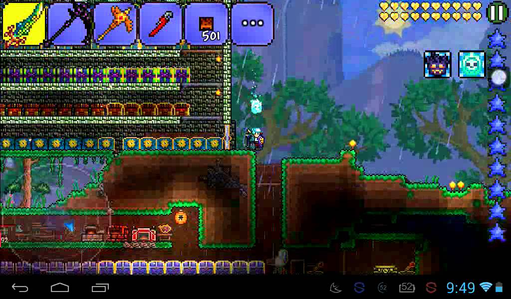 terraria map all items download